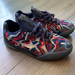 Nike Kobe 9 EM “Independence Day” Red White Blue Sneakers